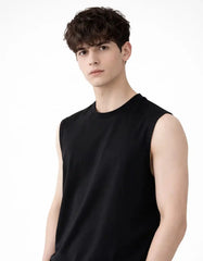 BLACK - TANK TOP Tank tops