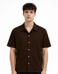 Chocolate Brown - Box Fit Shirt Box Fit Shirts