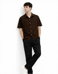Chocolate Brown - Box Fit Shirt Box Fit Shirts