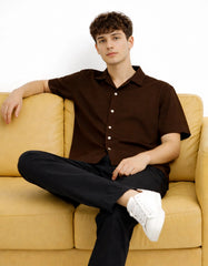 Chocolate Brown - Box Fit Shirt Box Fit Shirts