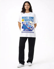 MAKE SOME FREESTYLE - OVERSIZED T-SHIRT Oversized Tshirts