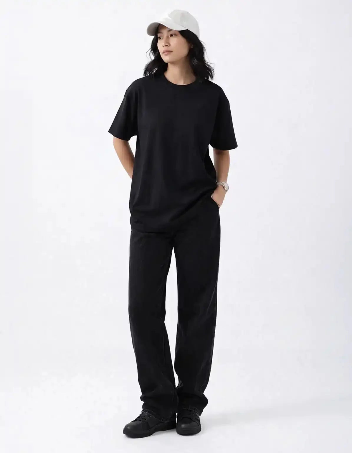 BLACK - OVERSIZED TSHIRT  Oversized Tshirts