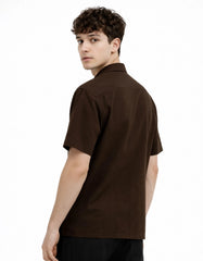 Chocolate Brown - Box Fit Shirt  Box Fit Shirts