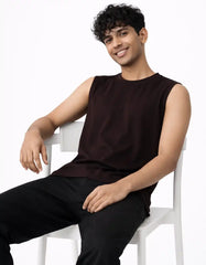 Coffee Brown - Tank top  Tank tops