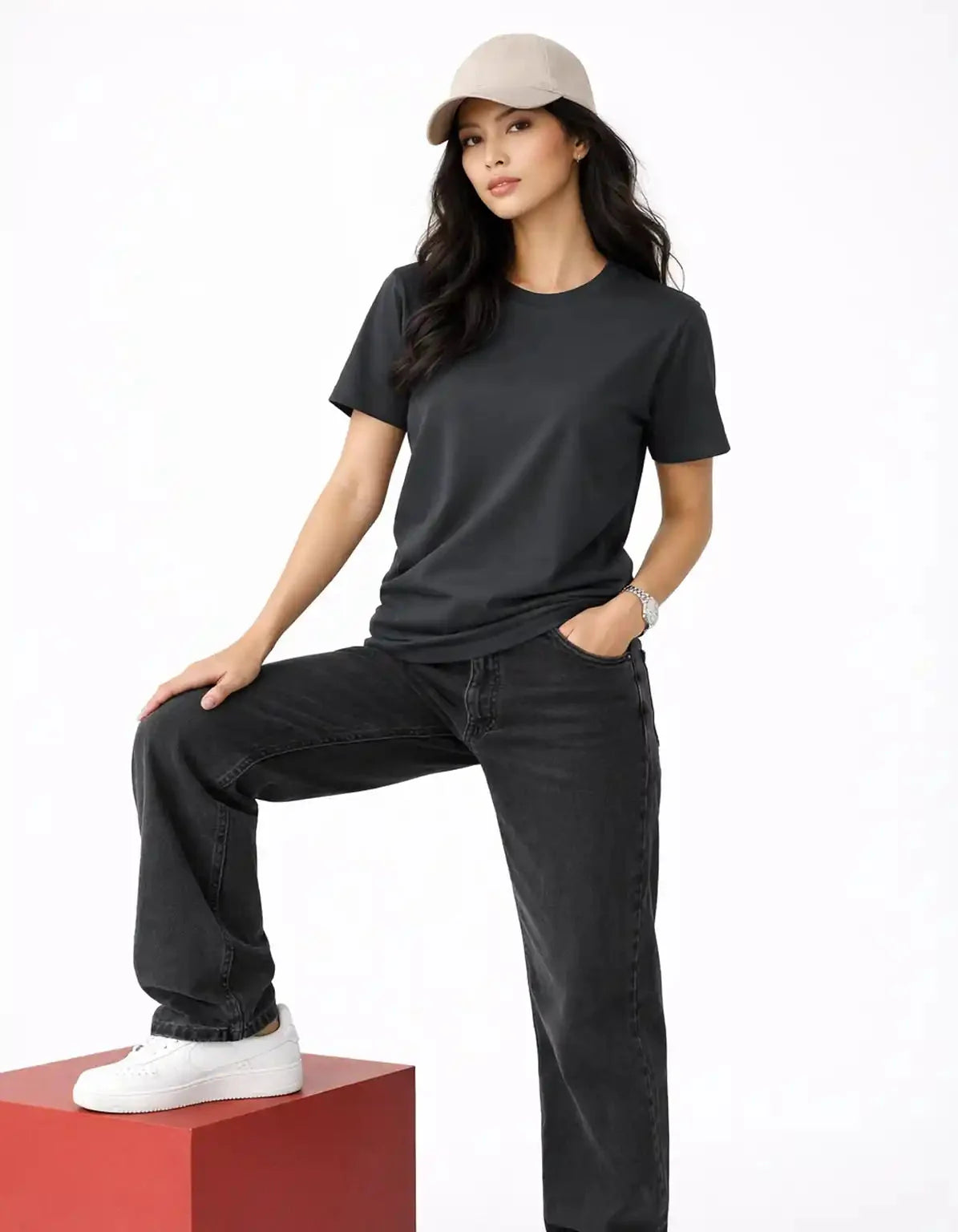 CHARCOAL GREY - REGULAR  TSHIRT  TShirts