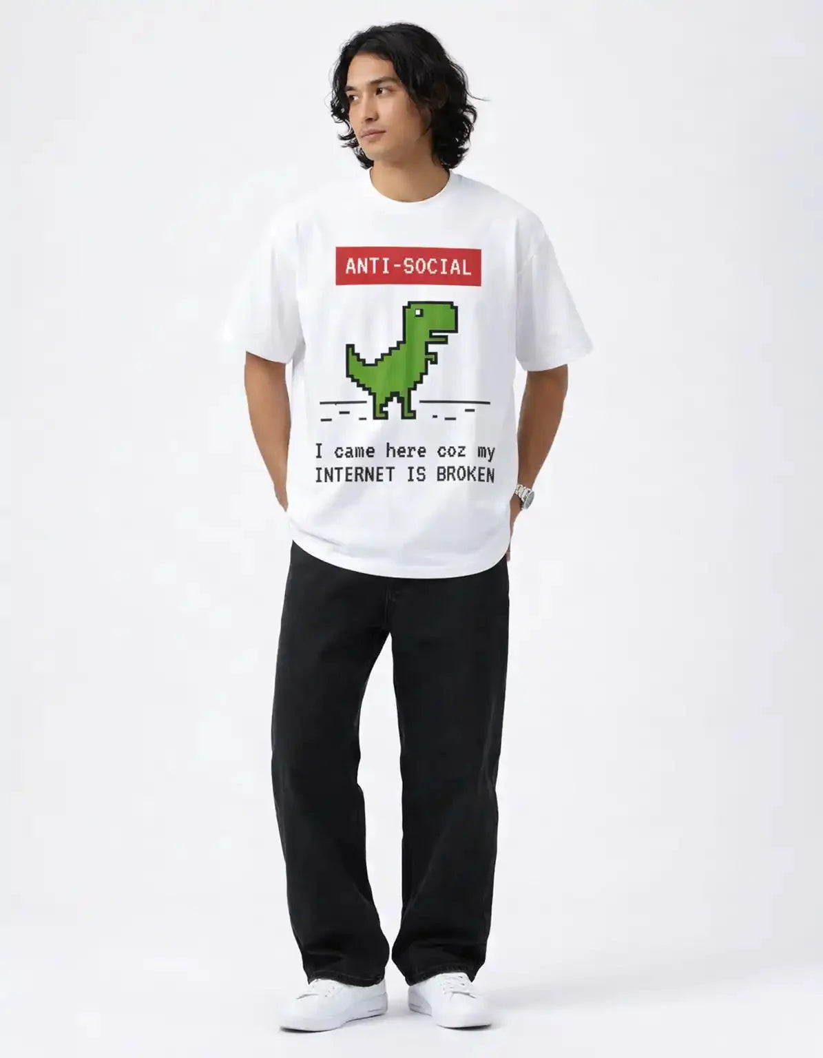 ANTI-SOCIAL - OVERSIZED TSHIRT  Oversized Tshirts