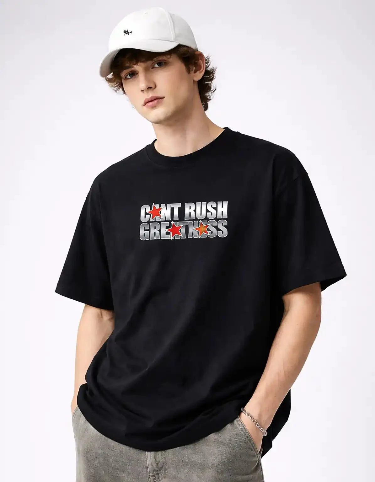CAN'T RUSH GREATNESS - OVERSIZED TSHIRT  Oversized Tshirts