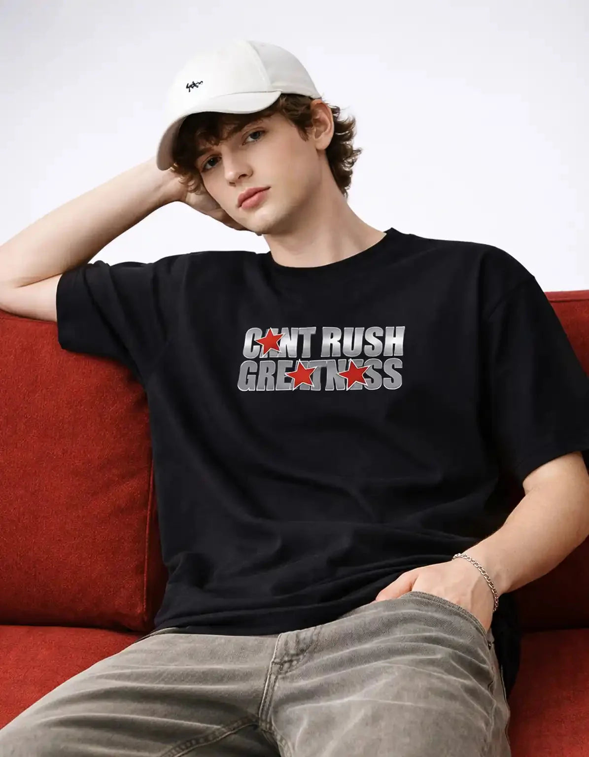 CAN'T RUSH GREATNESS - OVERSIZED TSHIRT  Oversized Tshirts