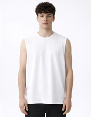 WHITE - TANK TOP  Tank tops