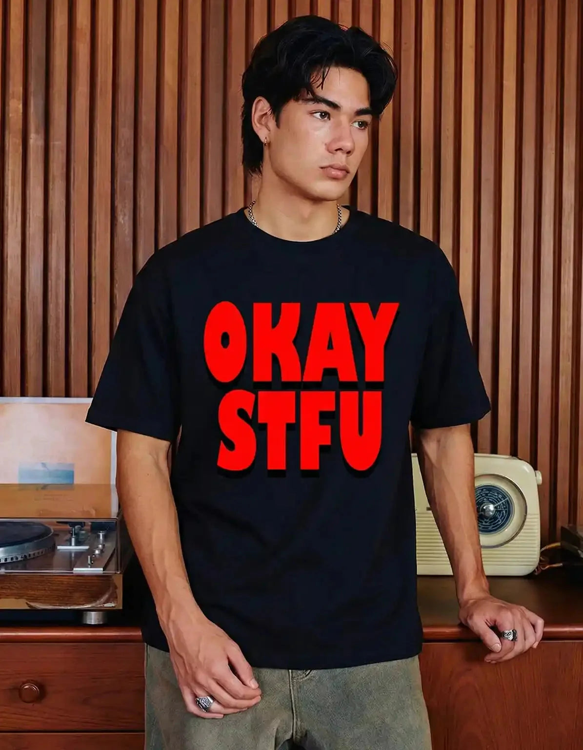 OKAY STFU - OVERSIZED T-SHIRT  Oversized Tshirts