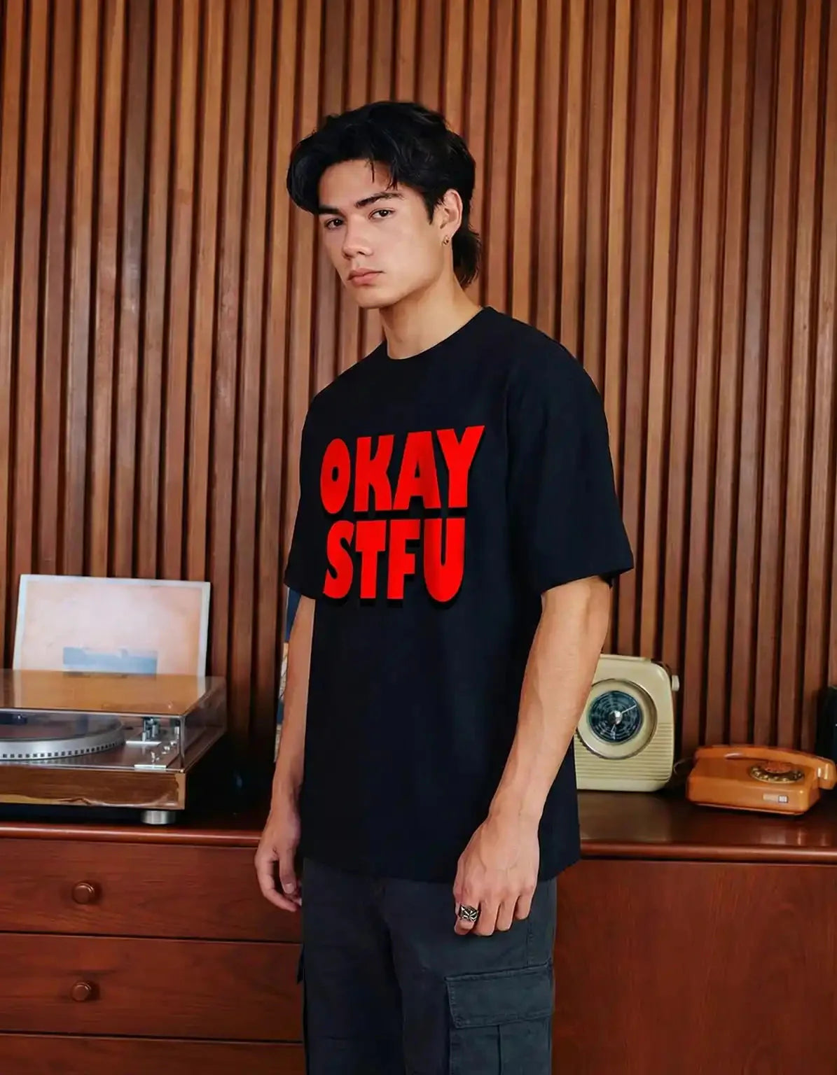 OKAY STFU - OVERSIZED T-SHIRT  Oversized Tshirts