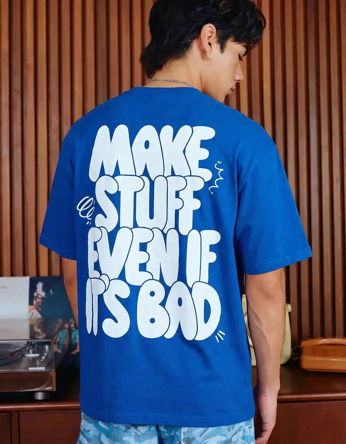 MAKE STUFF EVEN IF BAD - OVERSIZED T-SHIRT  Oversized Tshirts
